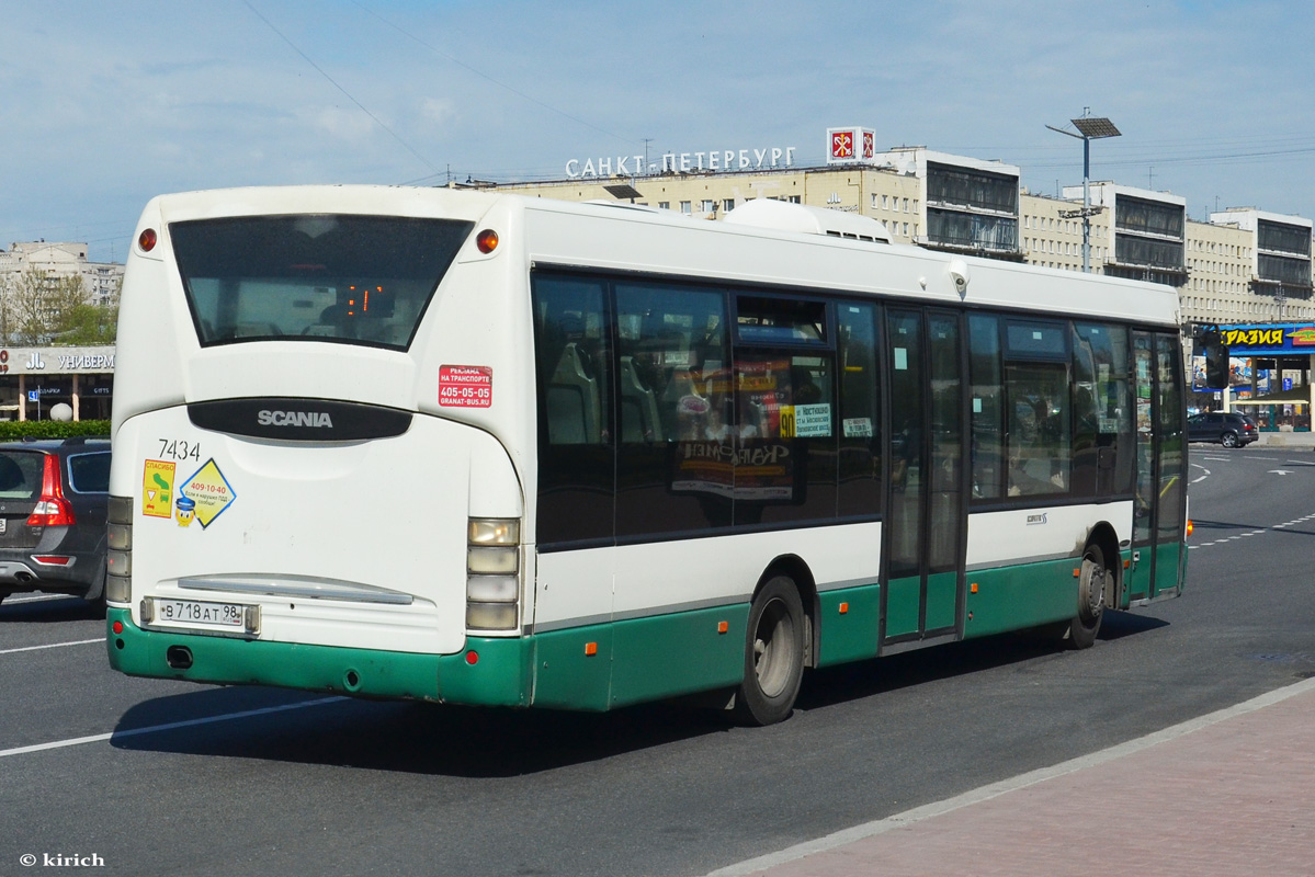 Szentpétervár, Scania OmniLink I (Scania-St.Petersburg) sz.: 7434