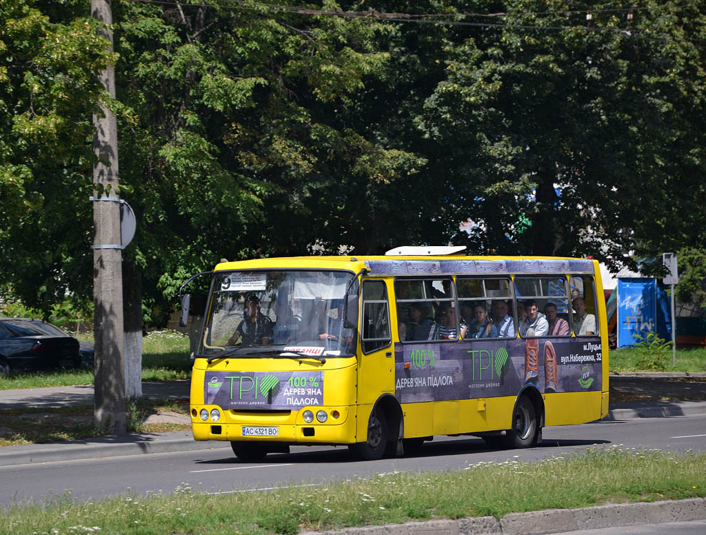 Волынская область, Богдан А09202 № AC 4321 BO