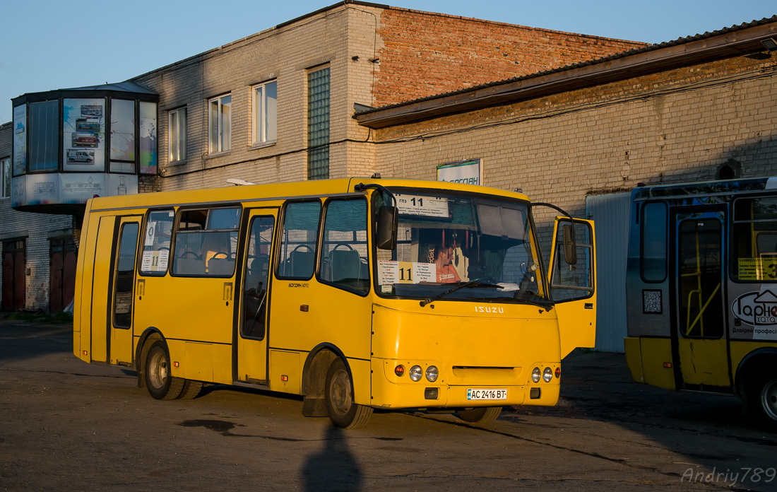 Волынская область, Богдан А092 (Y99-C39) № AC 2416 BT