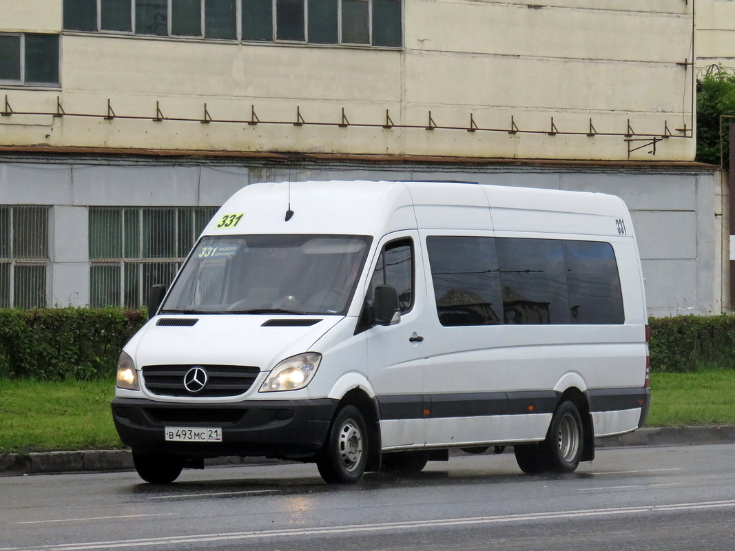 Чувашия, Луидор-22360C (MB Sprinter) № В 493 МС 21