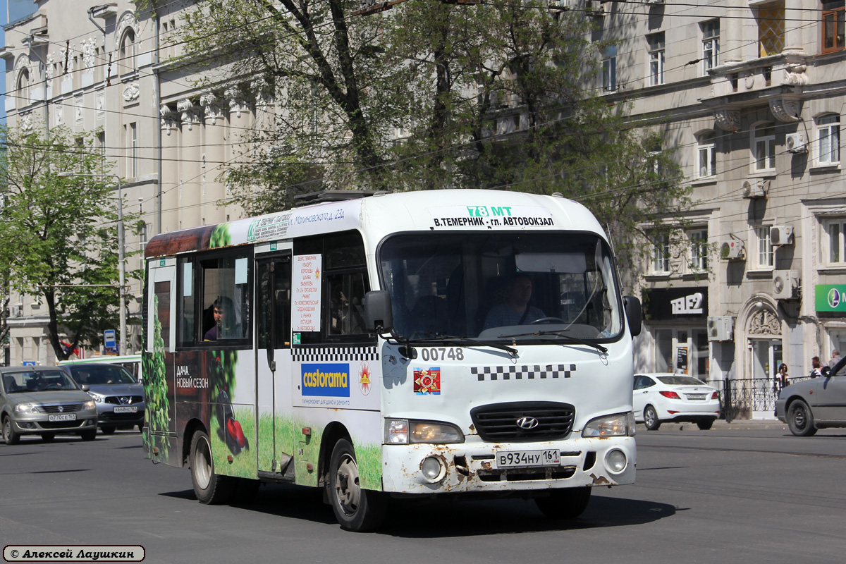 Ростовская область, Hyundai County SWB C08 (ТагАЗ) № 00748