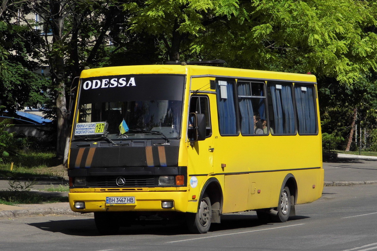 Одесская область, БАЗ-А079.14 "Подснежник" № BH 3467 HB