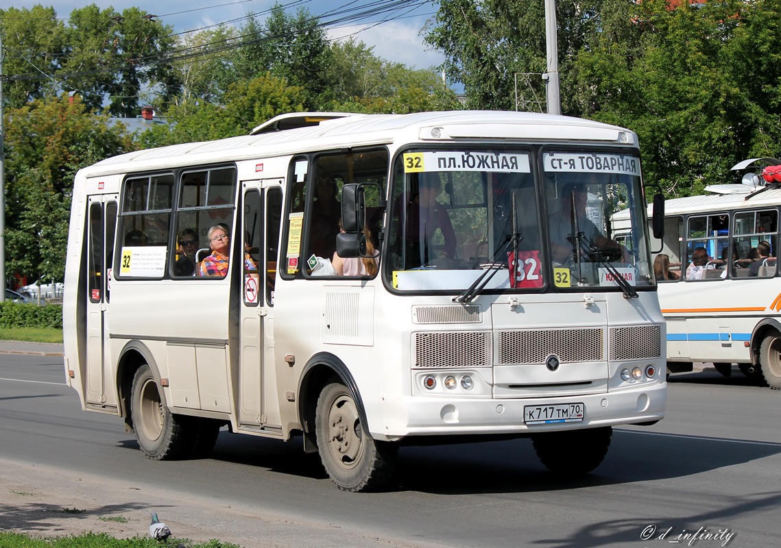 Томская область, ПАЗ-32054 № К 717 ТМ 70