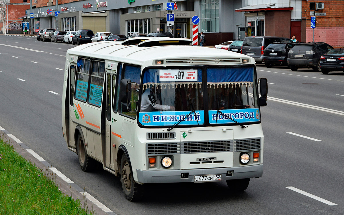 Ніжагародская вобласць, ПАЗ-32054 № О 477 СН 152