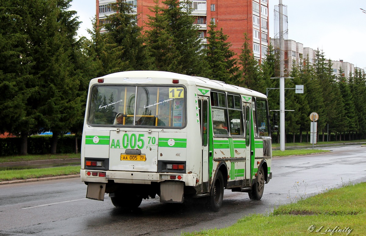 Томская область, ПАЗ-32054 № АА 005 70