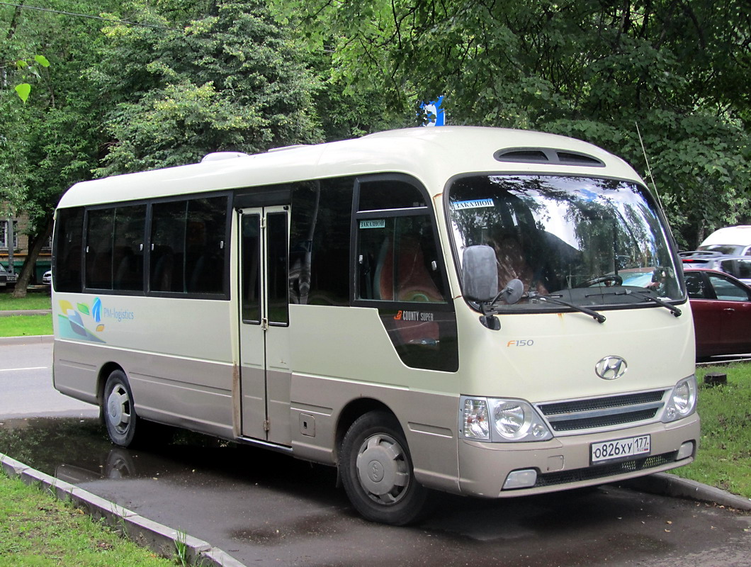 Москва, Hyundai County Deluxe № О 826 ХУ 177