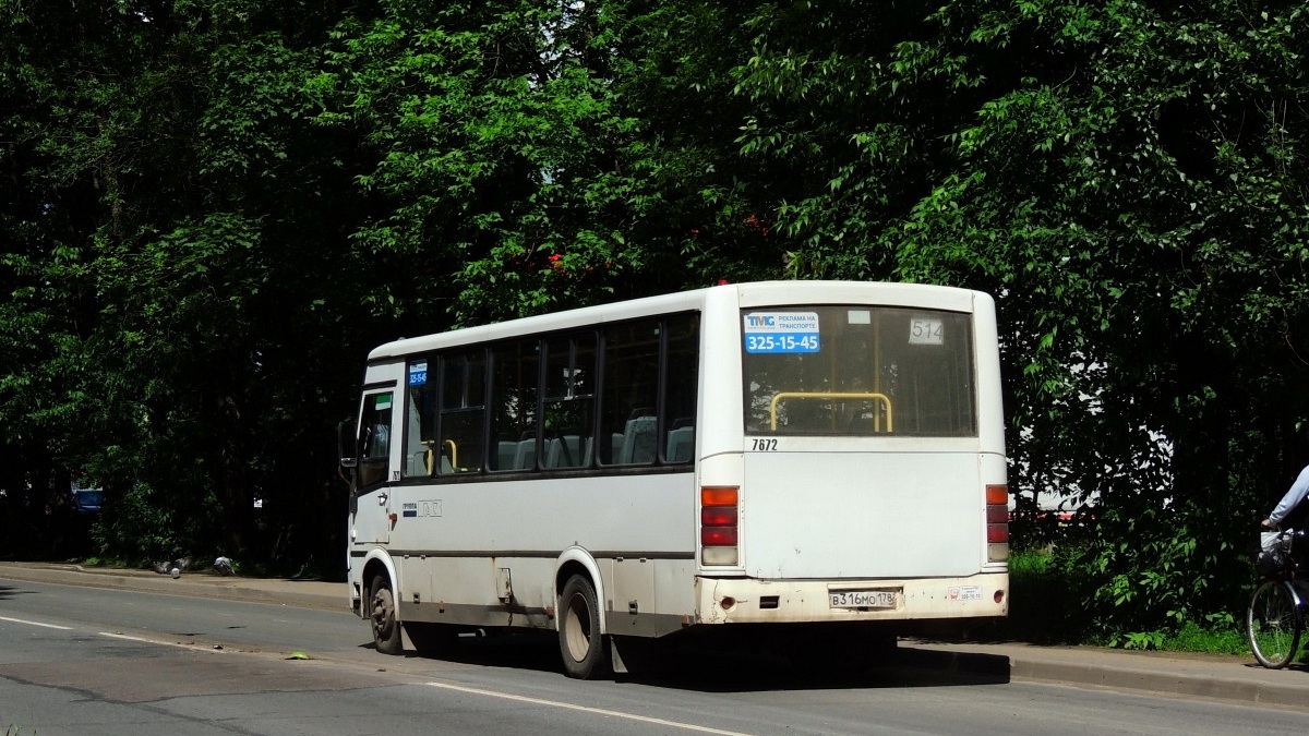 Ленинградская область, ПАЗ-320412-05 № 7672