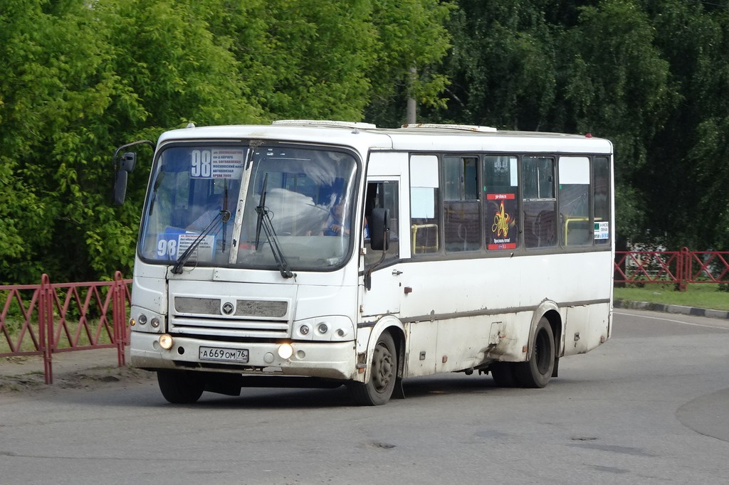 Ярославская область, ПАЗ-320412-03 № А 669 ОМ 76