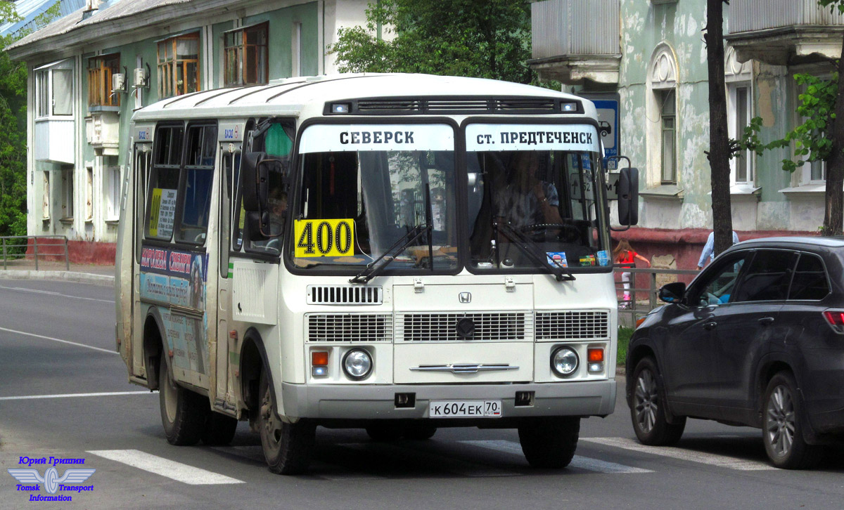 Томская область, ПАЗ-32054 № К 604 ЕК 70