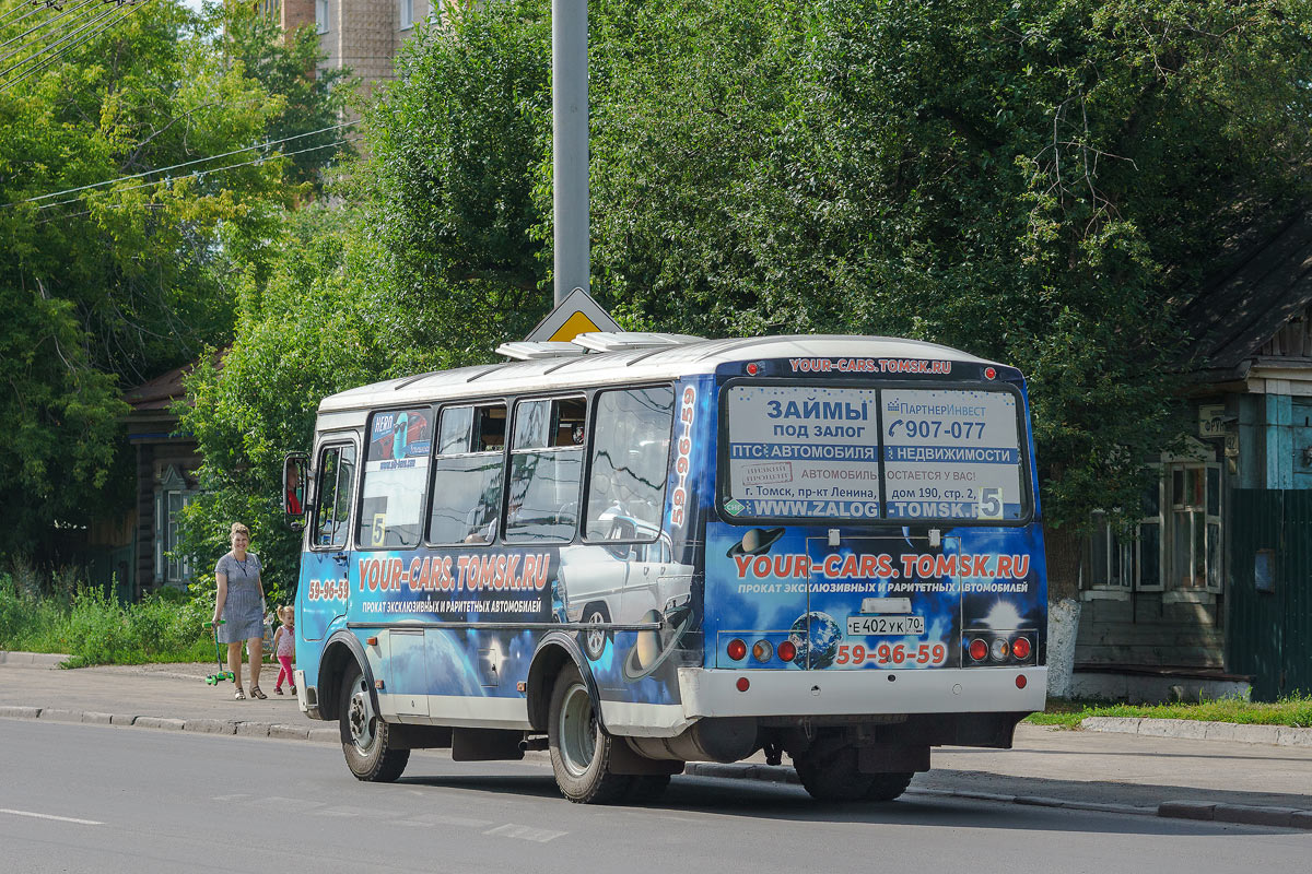 Томская область, ПАЗ-32054 № Е 402 УК 70