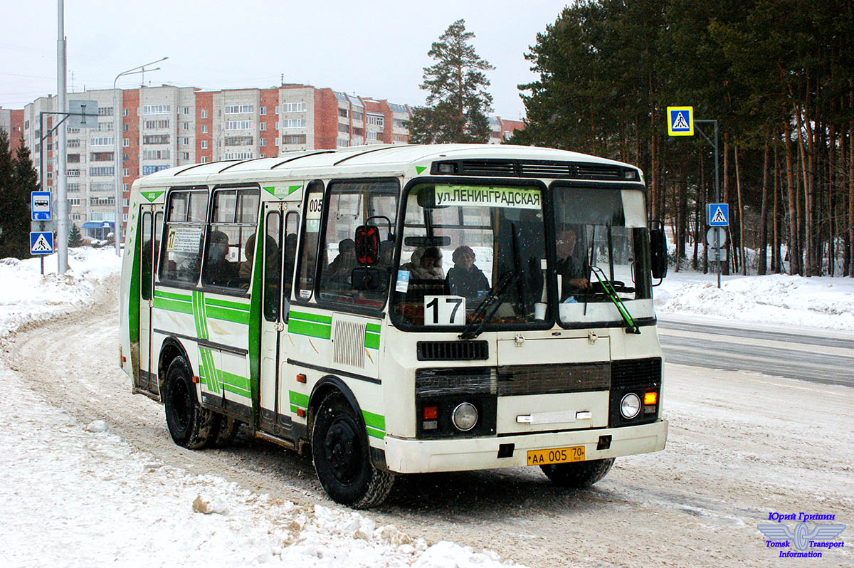 Томская область, ПАЗ-32054 № АА 005 70