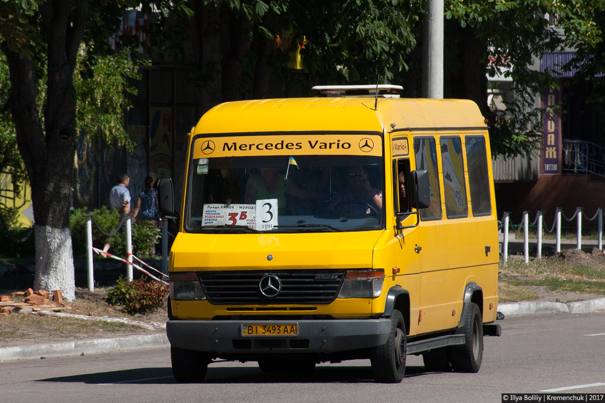 Полтавская область, Mercedes-Benz Vario 612D № BI 3493 AA