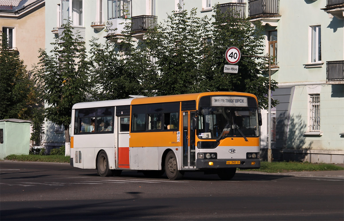 Красноярский край, Hyundai New Super AeroCity № АЕ 345 24