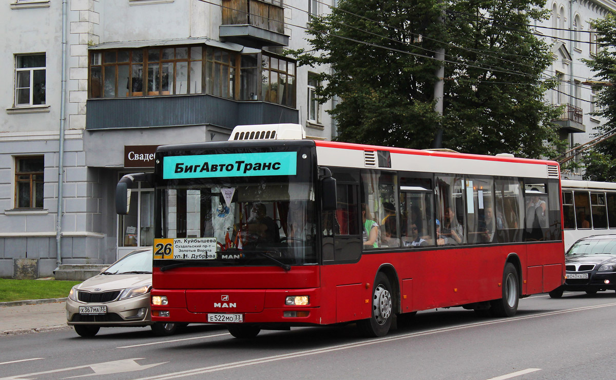 Владимирская область, MAN A21 NL313 № Е 522 МО 33