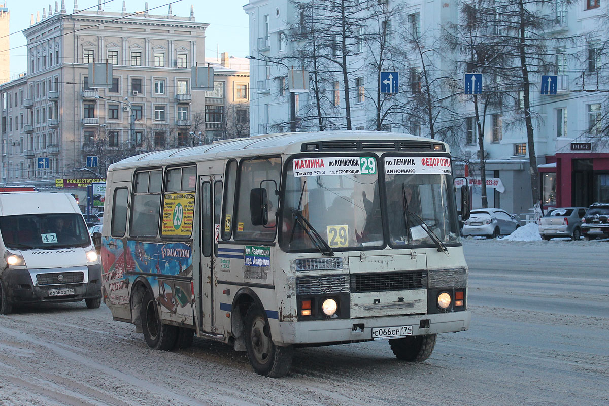 Челябинская область, ПАЗ-32053 № С 066 СР 174