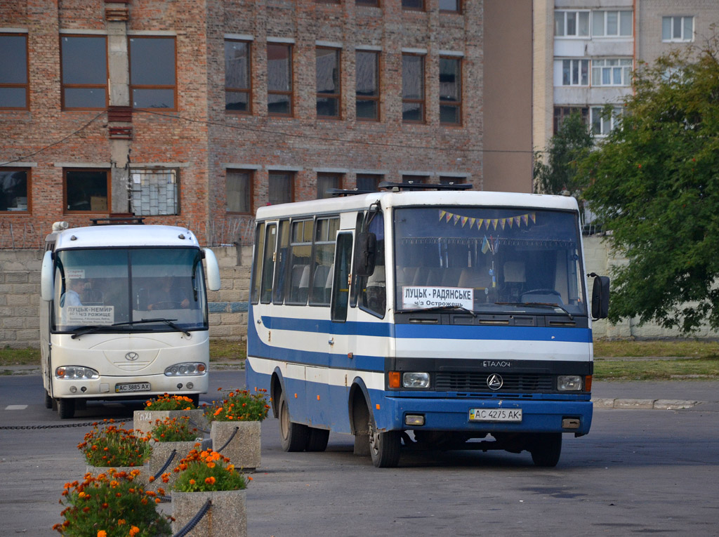 Волынская область, YouYi ZGT6831DH № AC 3885 AX; Волынская область, БАЗ-А079.23 "Мальва" № AC 4275 AK