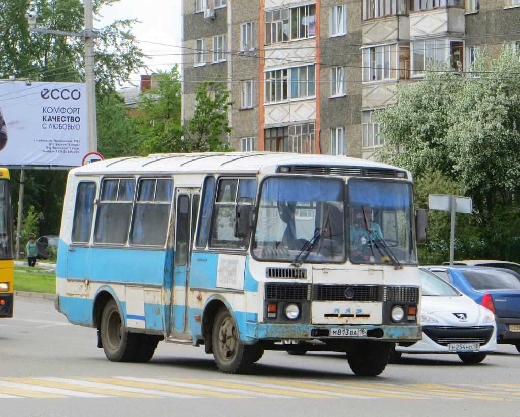 Удмуртия, ПАЗ-3205 (00) № М 813 ВА 18 — Фото — Автобусный транспорт