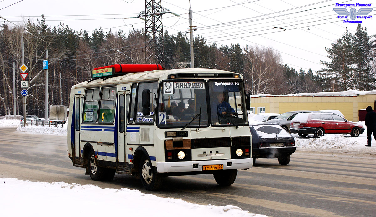 Томская область, ПАЗ-32054 № ВС 804 70