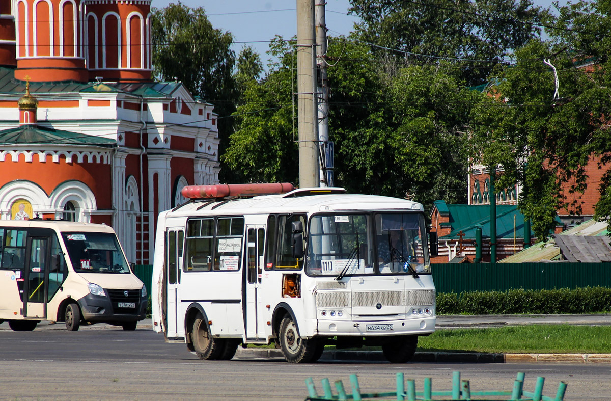 Алтайский край, ПАЗ-32054 № М 634 ХВ 22