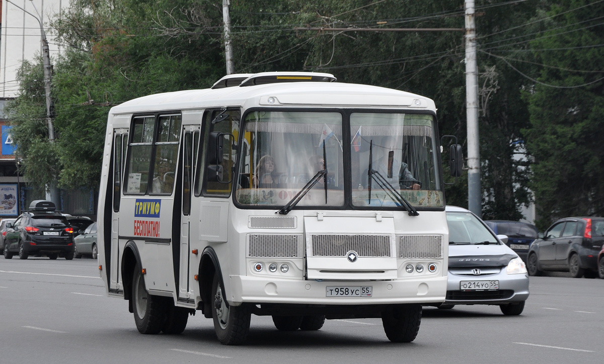 Омская область, ПАЗ-32054 № Т 958 УС 55