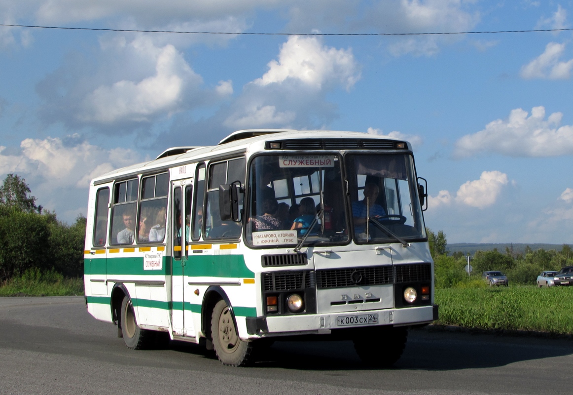 Красноярский край, ПАЗ-3205 (00) № К 003 СХ 24