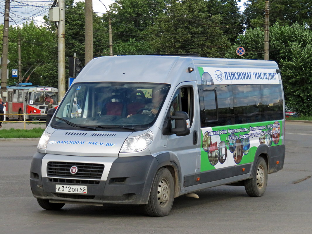 Кировская область, Нижегородец-FST523 (FIAT Ducato) № А 312 ОН 43