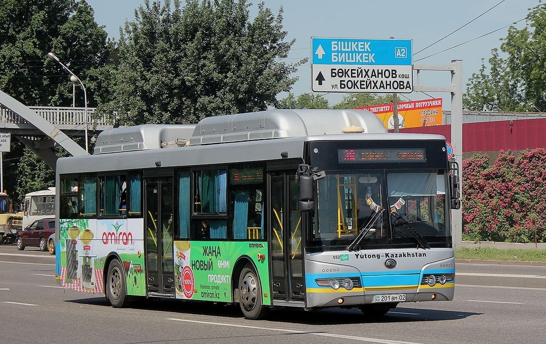 Алматы, Yutong ZK6118HGA № 552