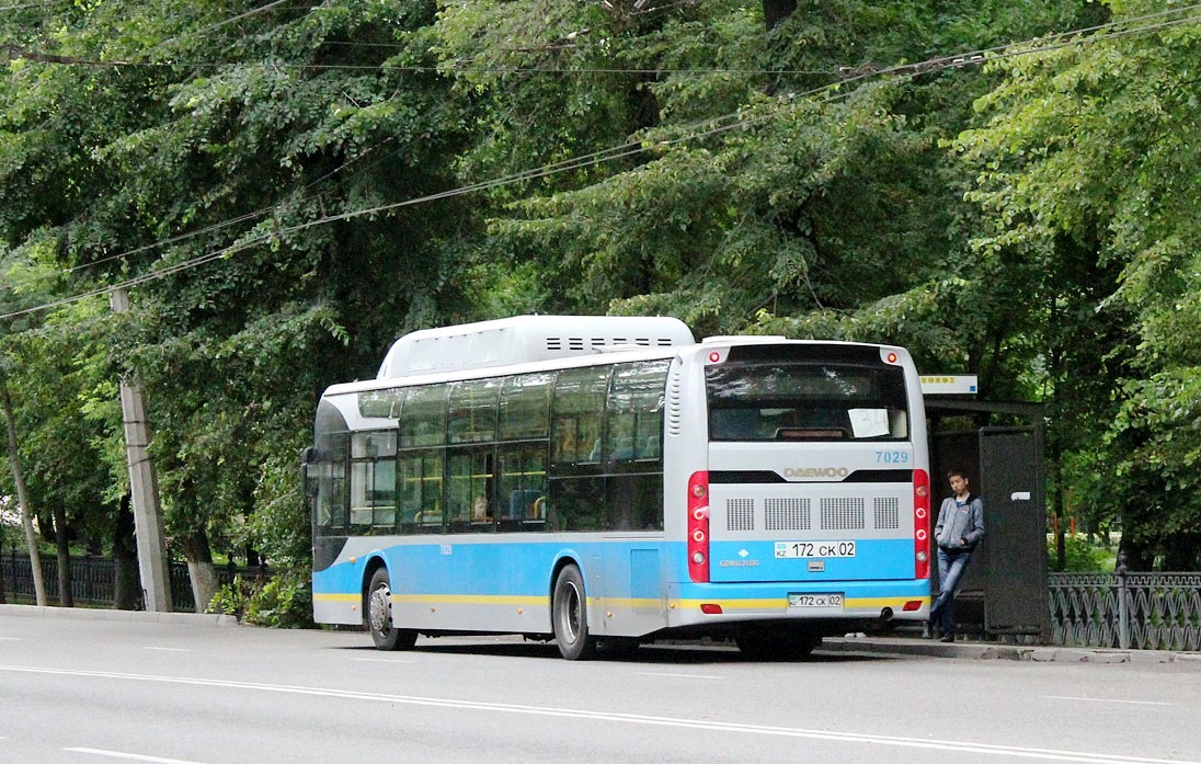 Алматы, Guilin Daewoo GDW6126CNG (СемАЗ) № 7029