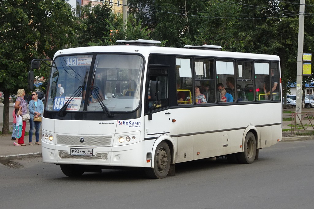 Ярославская область, ПАЗ-320412-05 "Вектор" № Е 937 МО 76