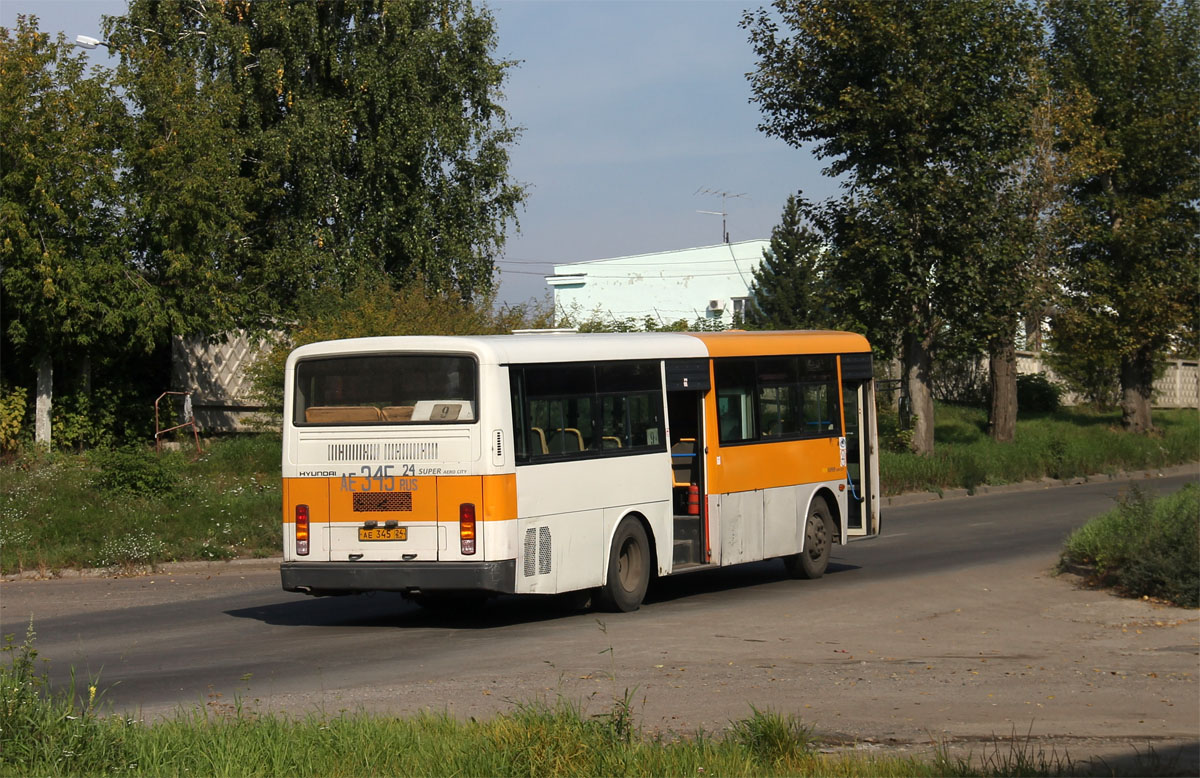 Красноярский край, Hyundai New Super AeroCity № АЕ 345 24