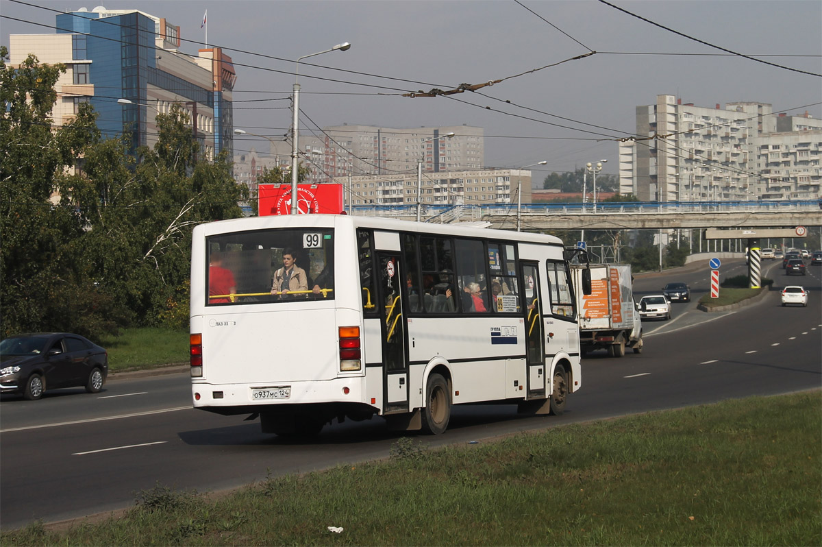 Красноярский край, ПАЗ-320412-05 № О 937 МС 124