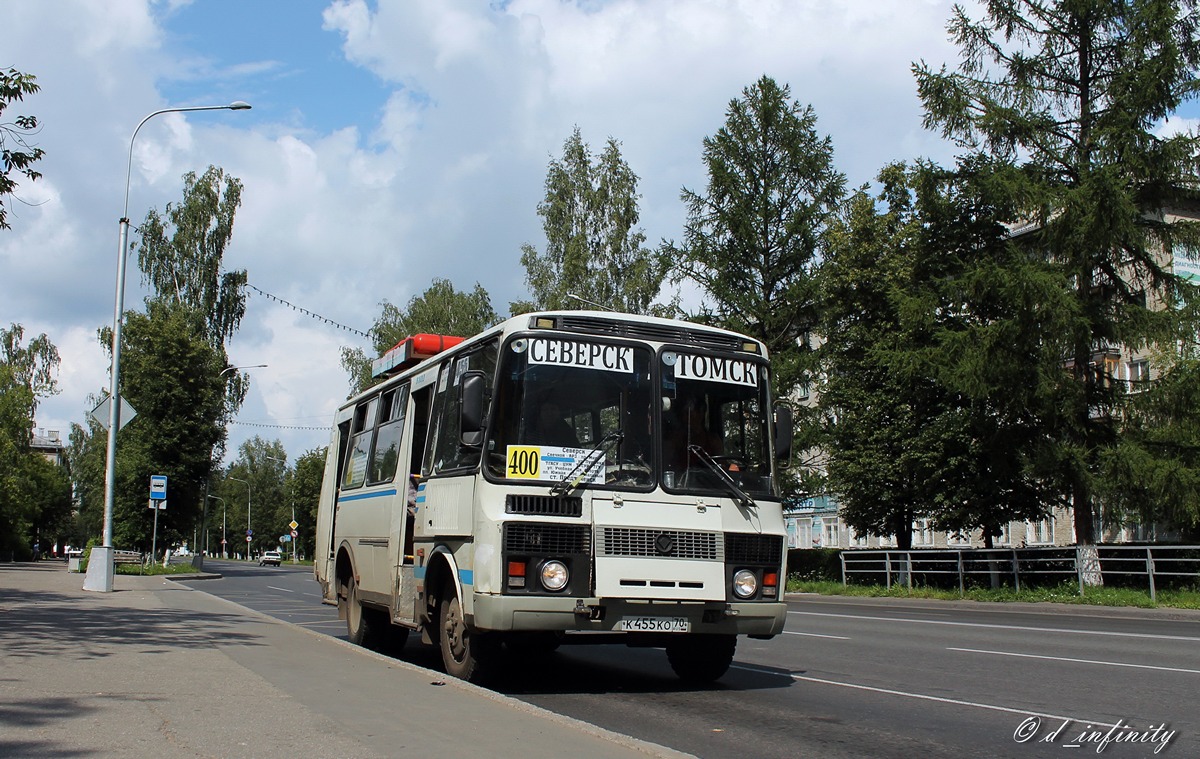 Томская область, ПАЗ-32054 № К 455 КО 70