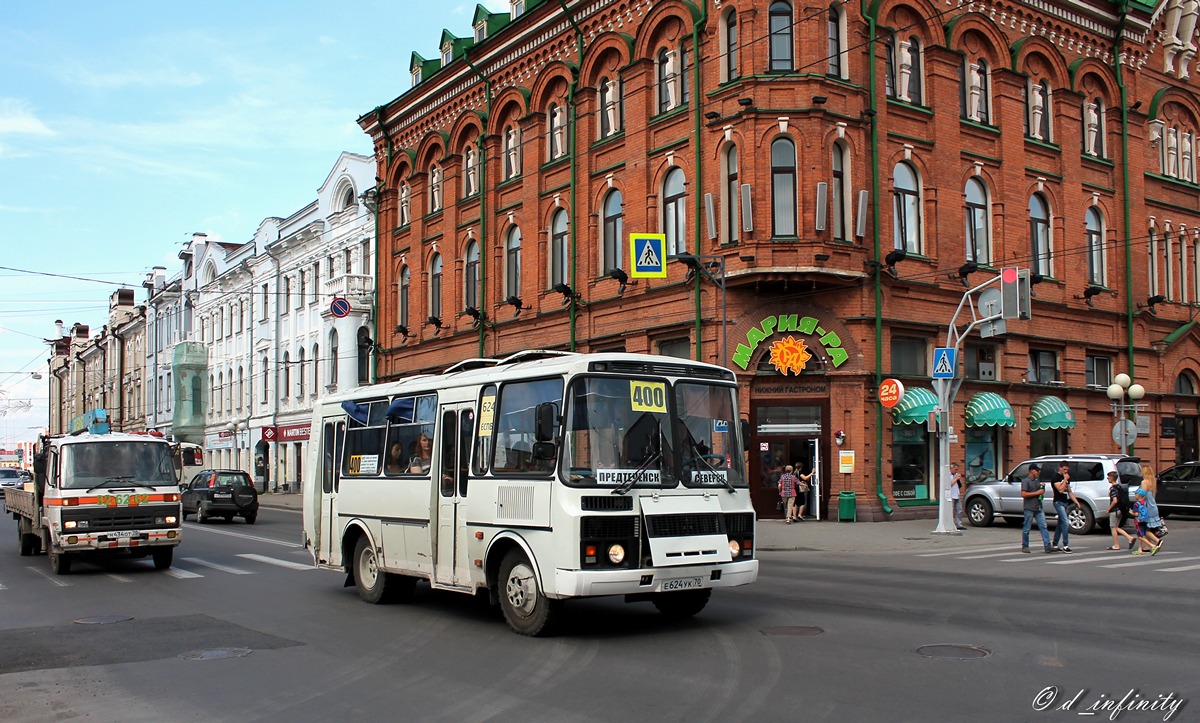 Томская область, ПАЗ-32054 № Е 624 УК 70