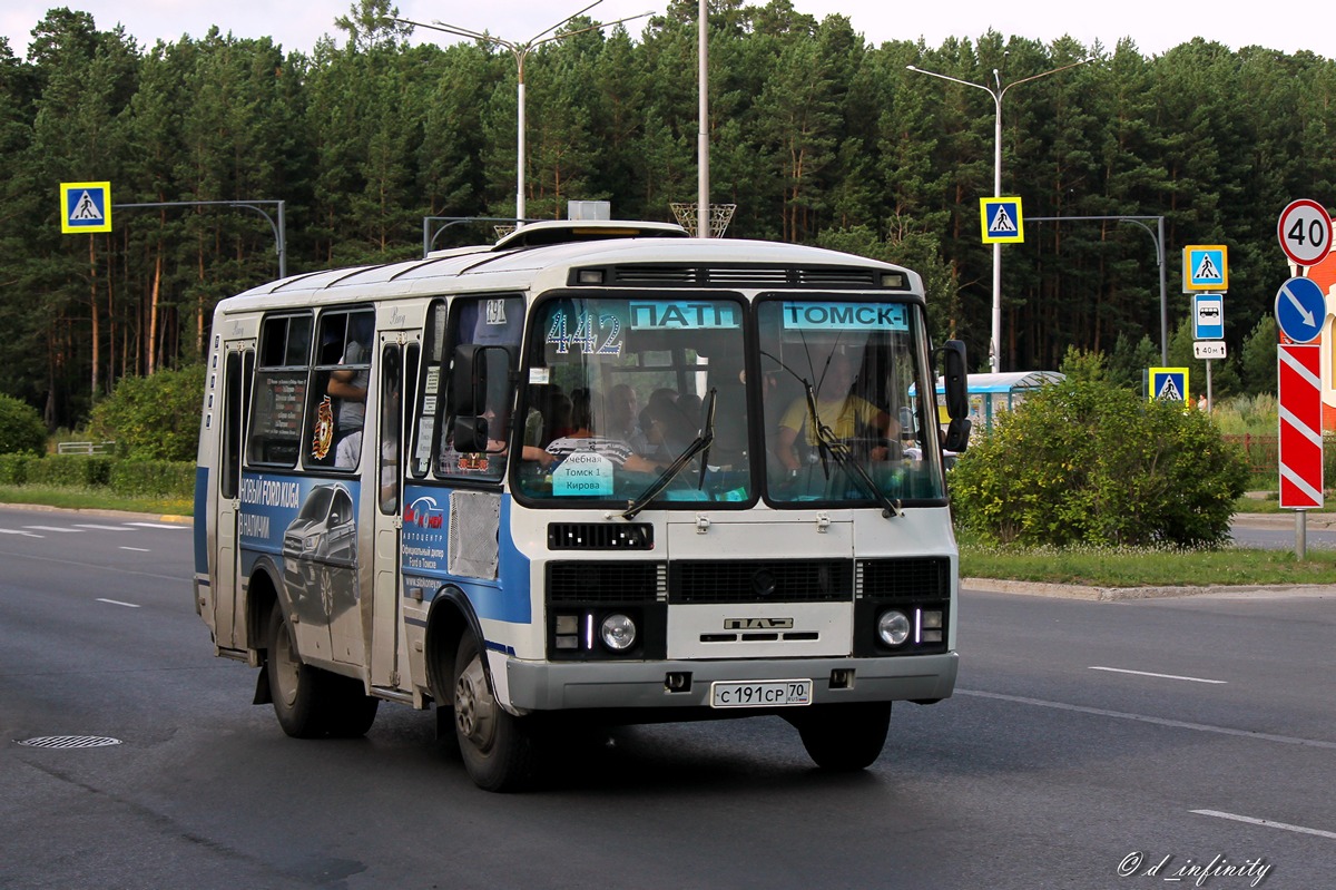 Tomsk region, PAZ-32054 № С 191 СР 70