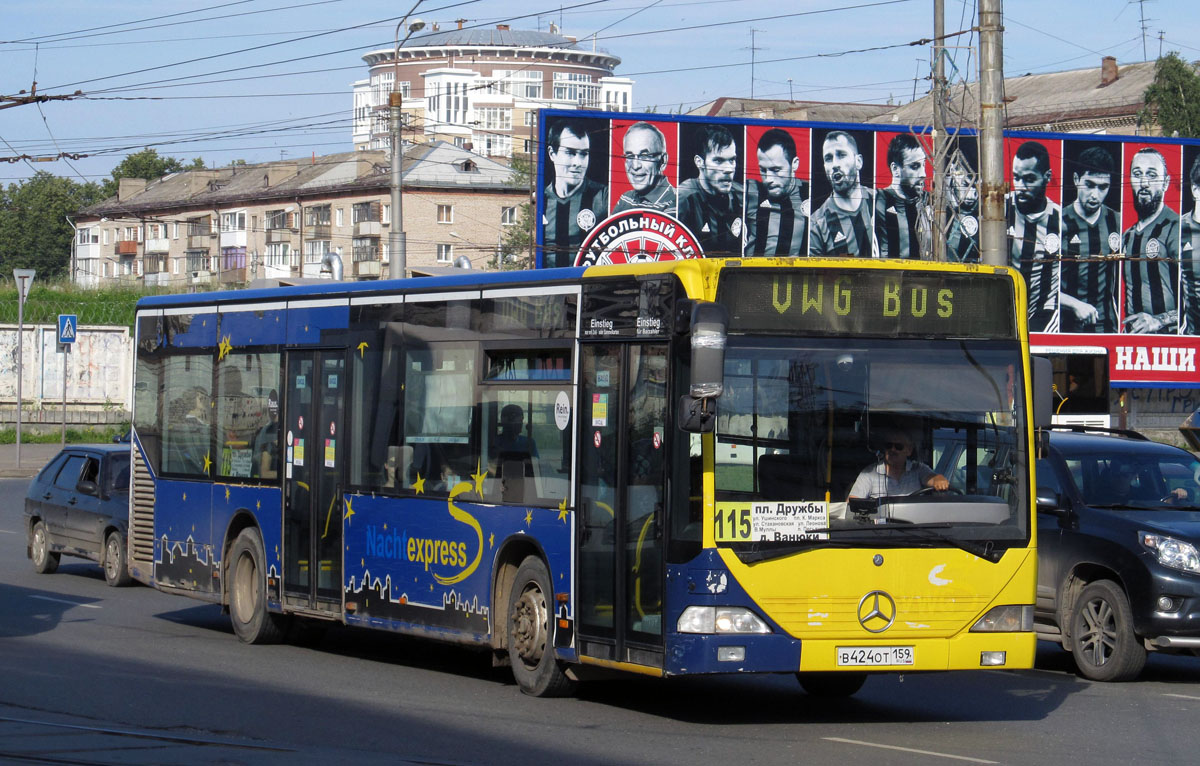 Perm region, Mercedes-Benz O530 Citaro № В 424 ОТ 159