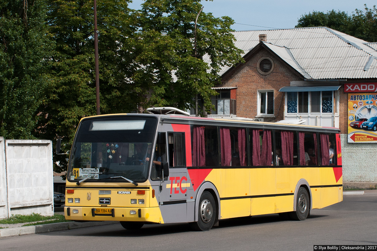 Kirovograd region, Van Hool A600 Linea № BA 1384 AA