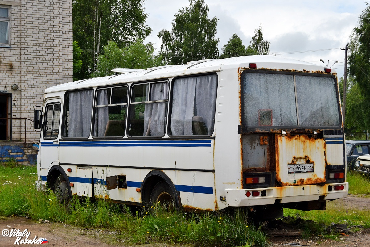 Тверская область, ПАЗ-32053 № Т 486 ЕН 69