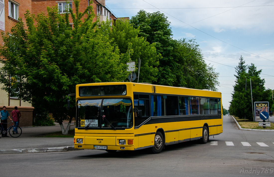 Кировоградская область, MAN A12 EL202 № BA 4722 AP