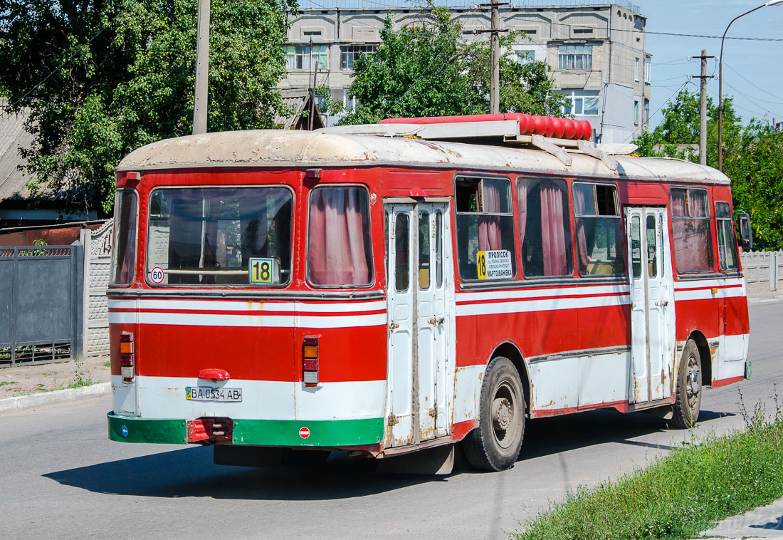 Kirovograd region, LiAZ-677G # BA 0534 AB