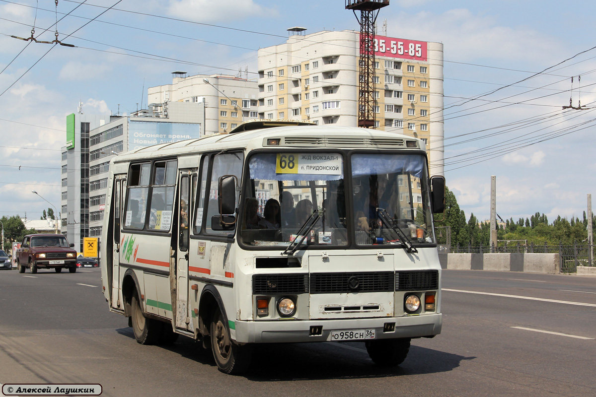 Воронежская область, ПАЗ-32054 № О 958 СН 36