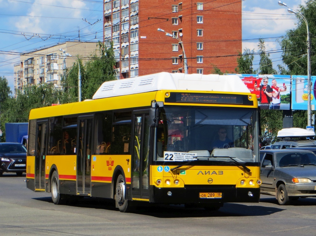 Удмуртия, ЛиАЗ-5292.67 (CNG) № ОА 289 18