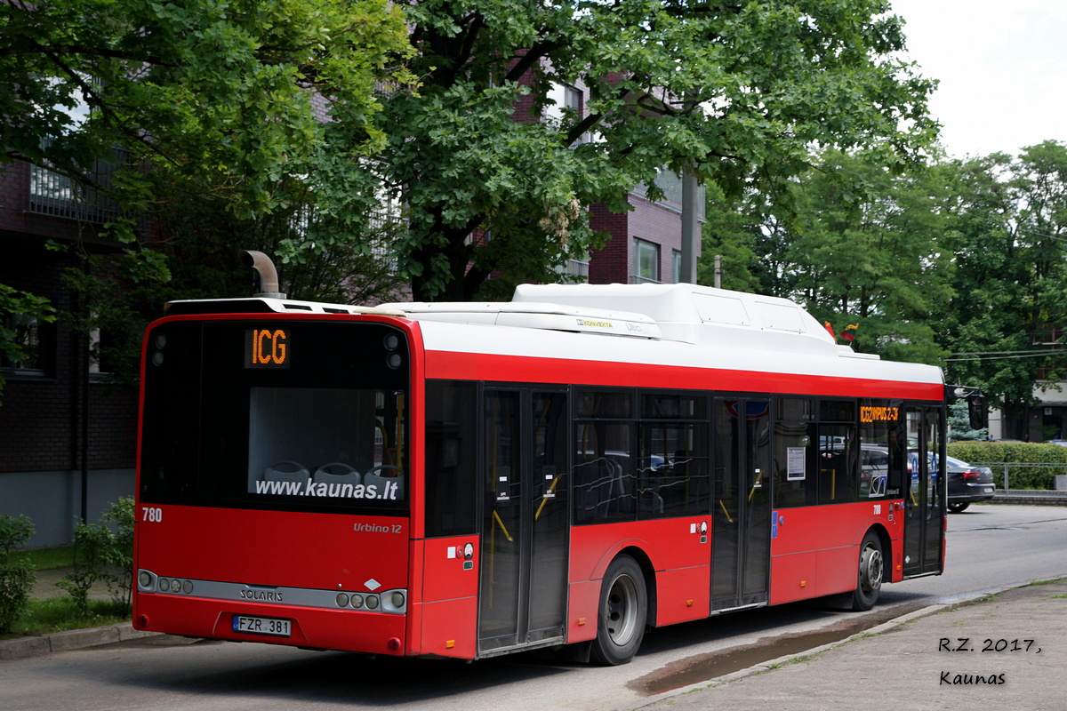 Литва, Solaris Urbino III 12 CNG № 780