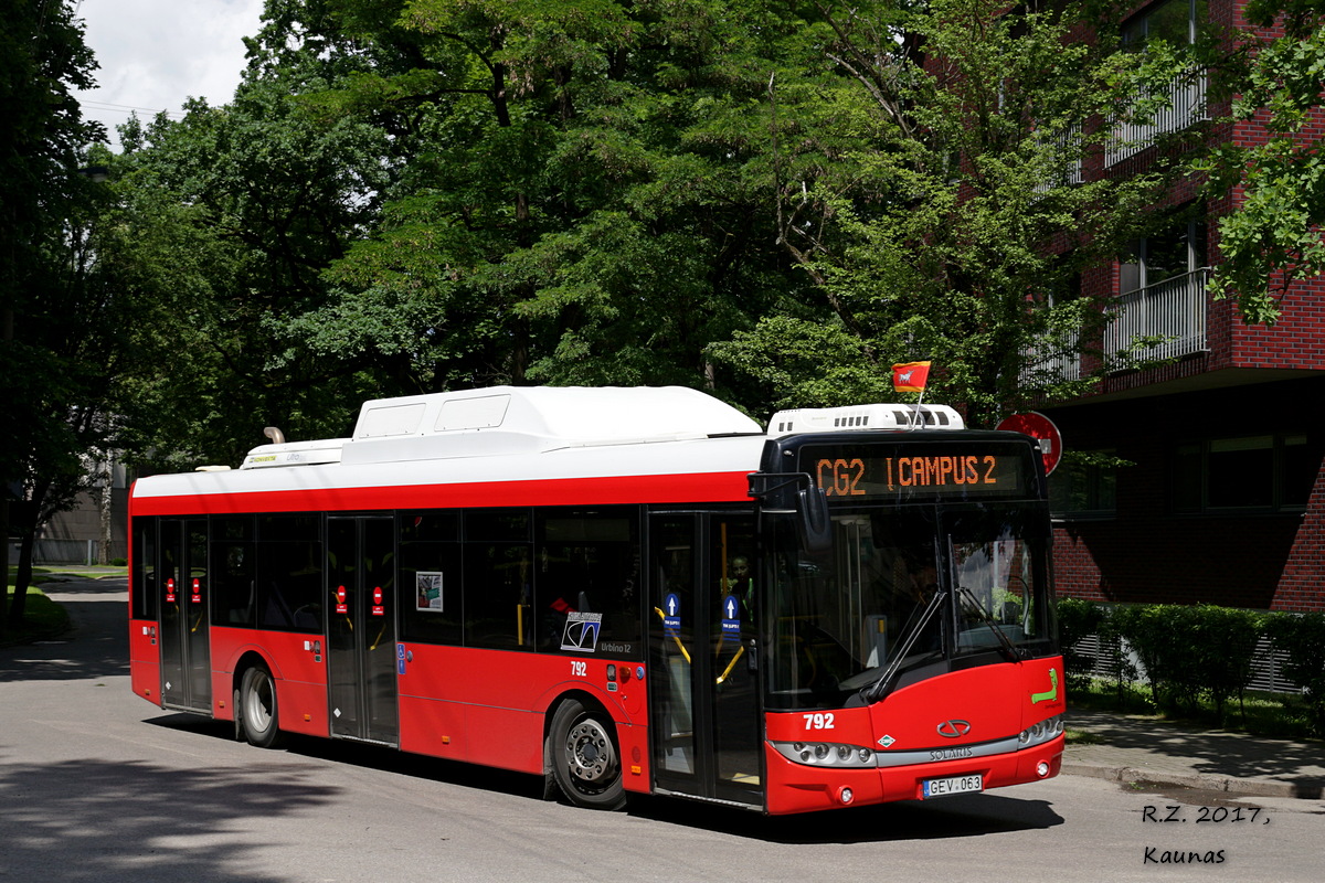 Литва, Solaris Urbino III 12 CNG № 792