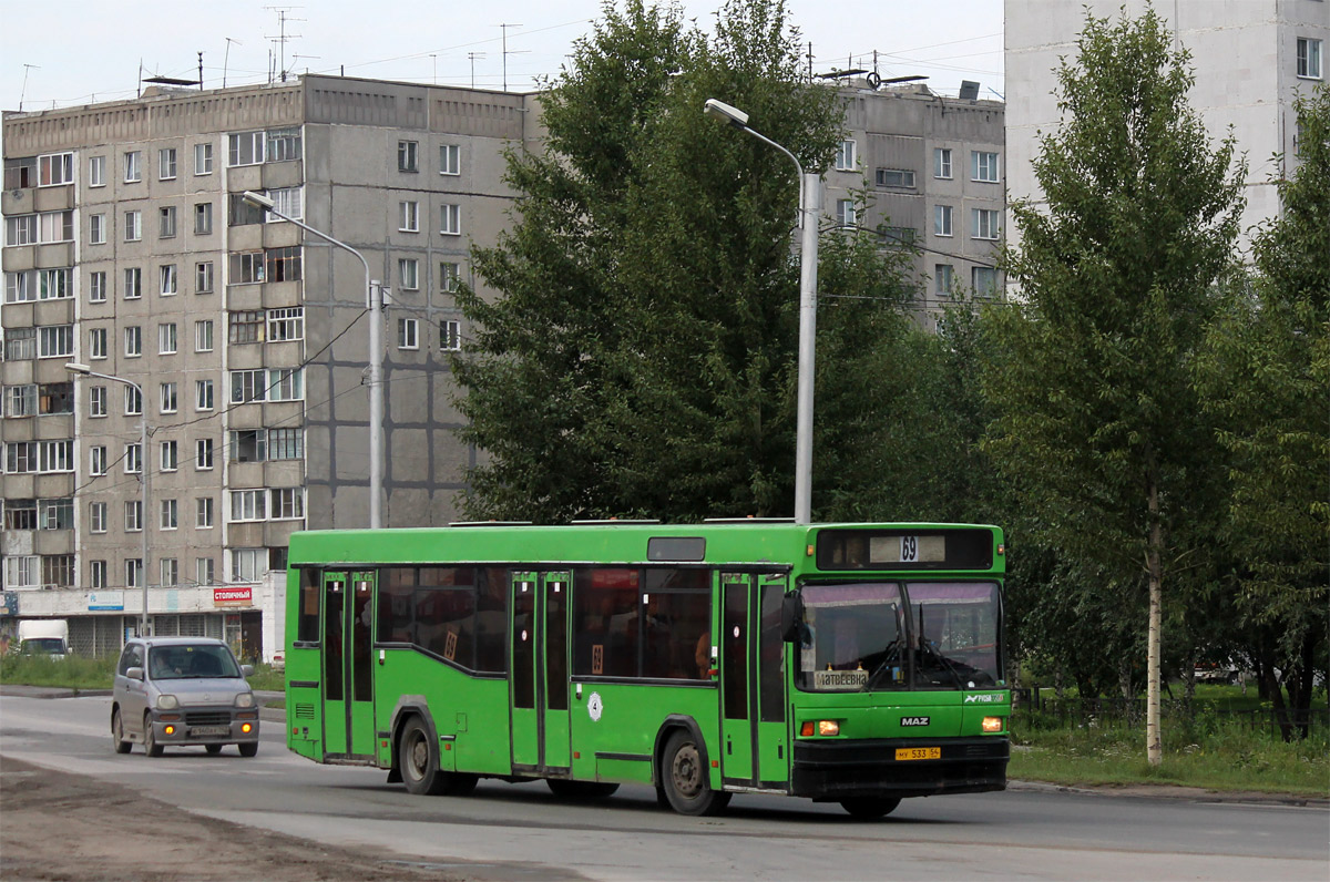 Novosibirsk region, MAZ-104.021 Nr. МУ 533 54