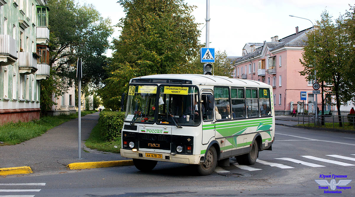 Томская область, ПАЗ-32054 № АА 678 70