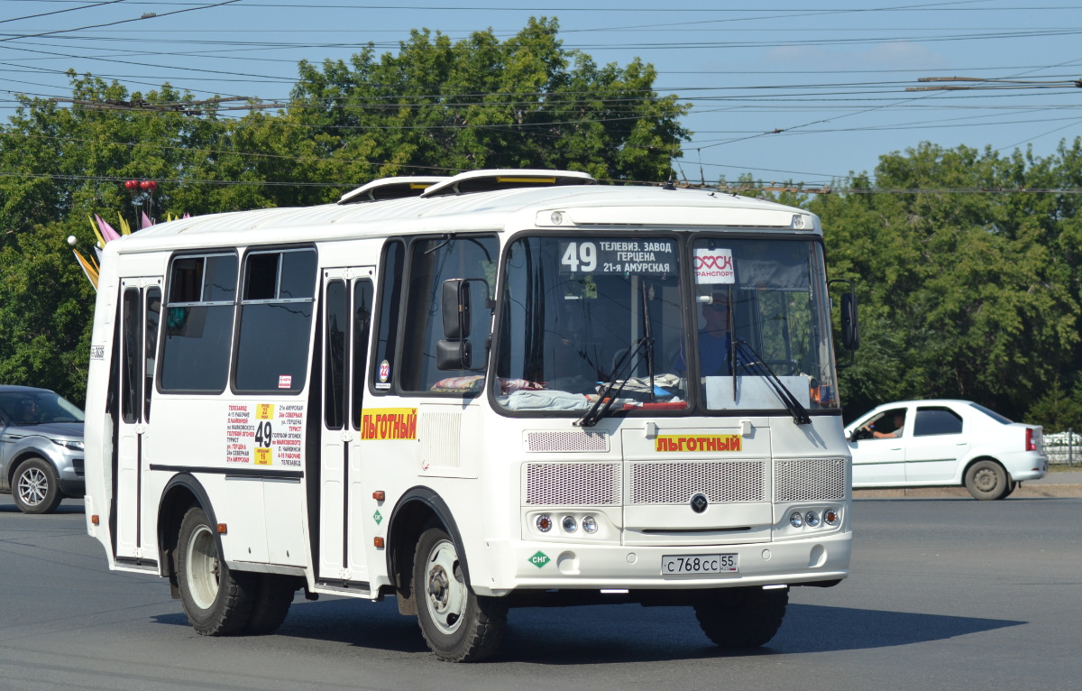 Омская область, ПАЗ-32054 № 3036