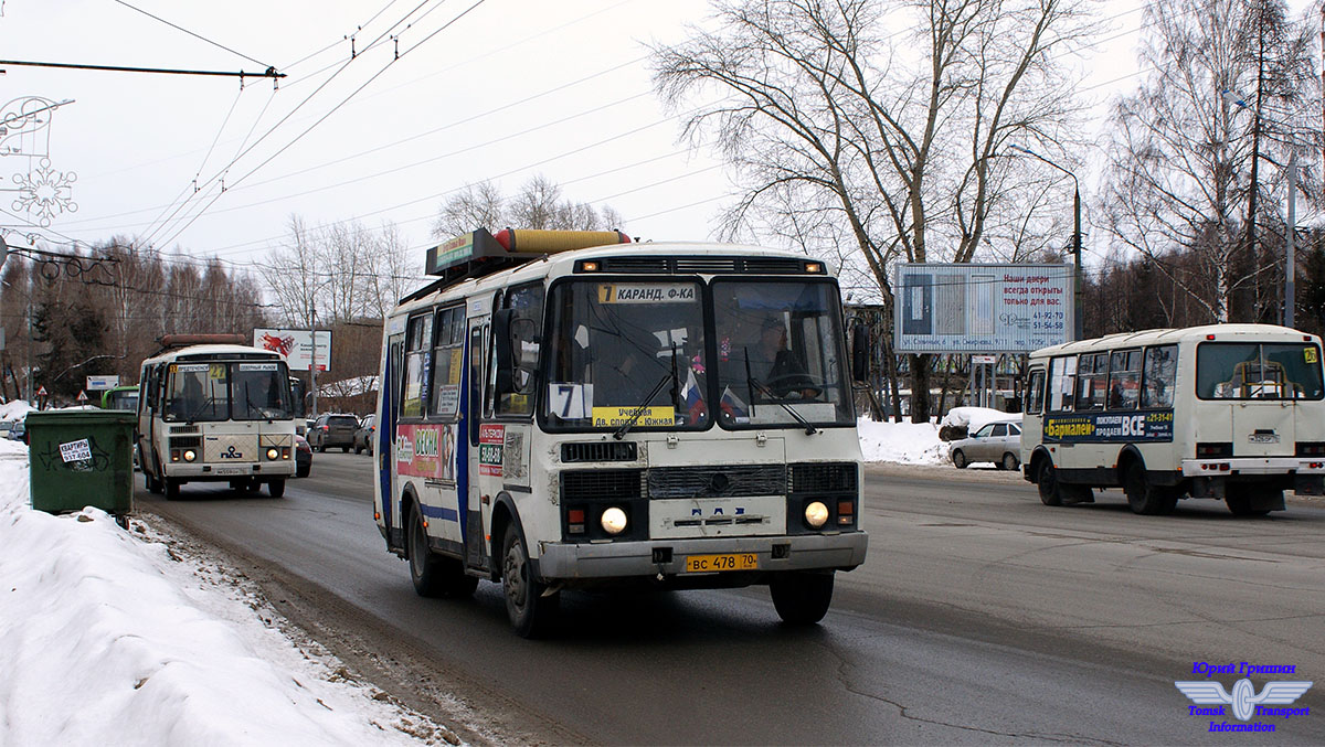 Томская область, ПАЗ-32054 № ВС 478 70