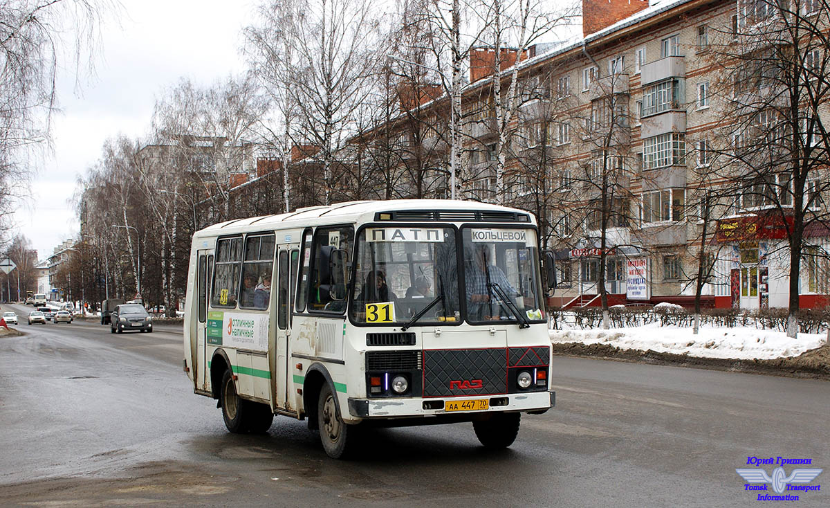 Томская область, ПАЗ-32054 № АА 447 70