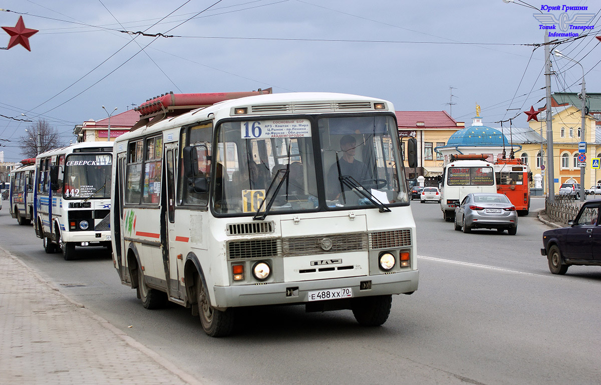 Томская область, ПАЗ-32054 № Е 488 ХХ 70