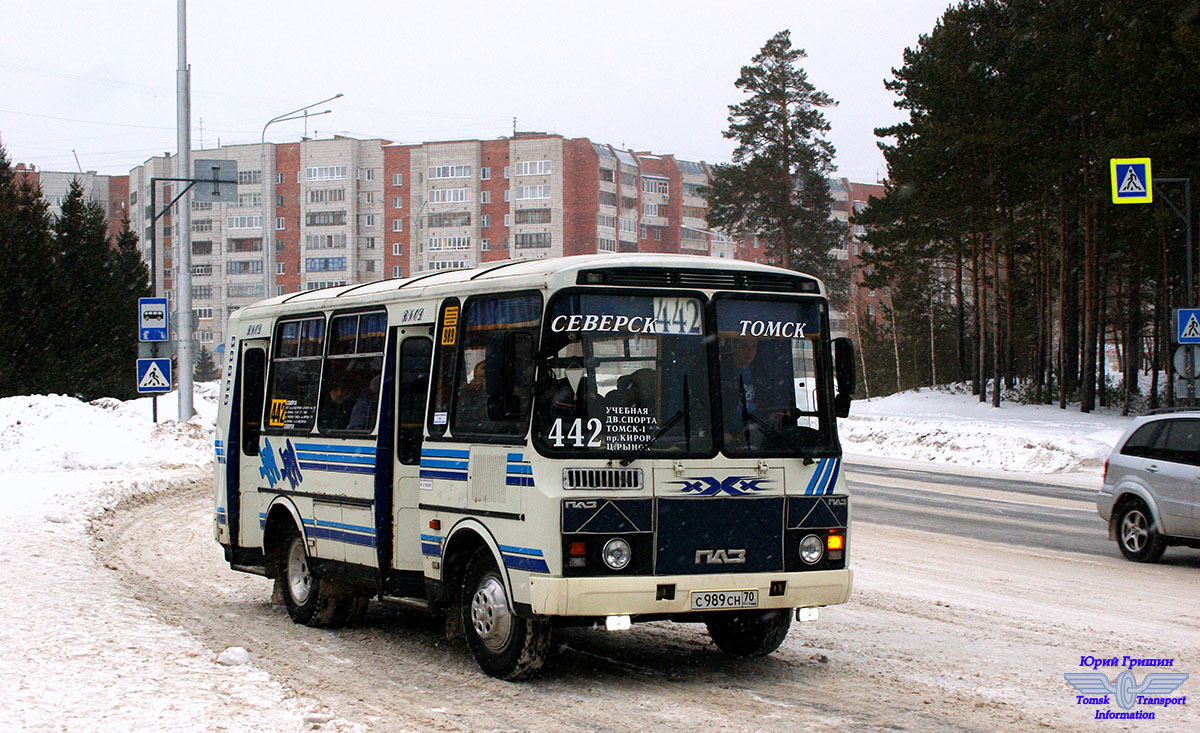 Томская область, ПАЗ-32054 № С 989 СН 70